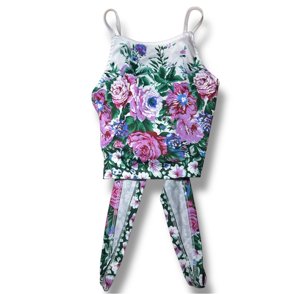 Floral Print Halter Top